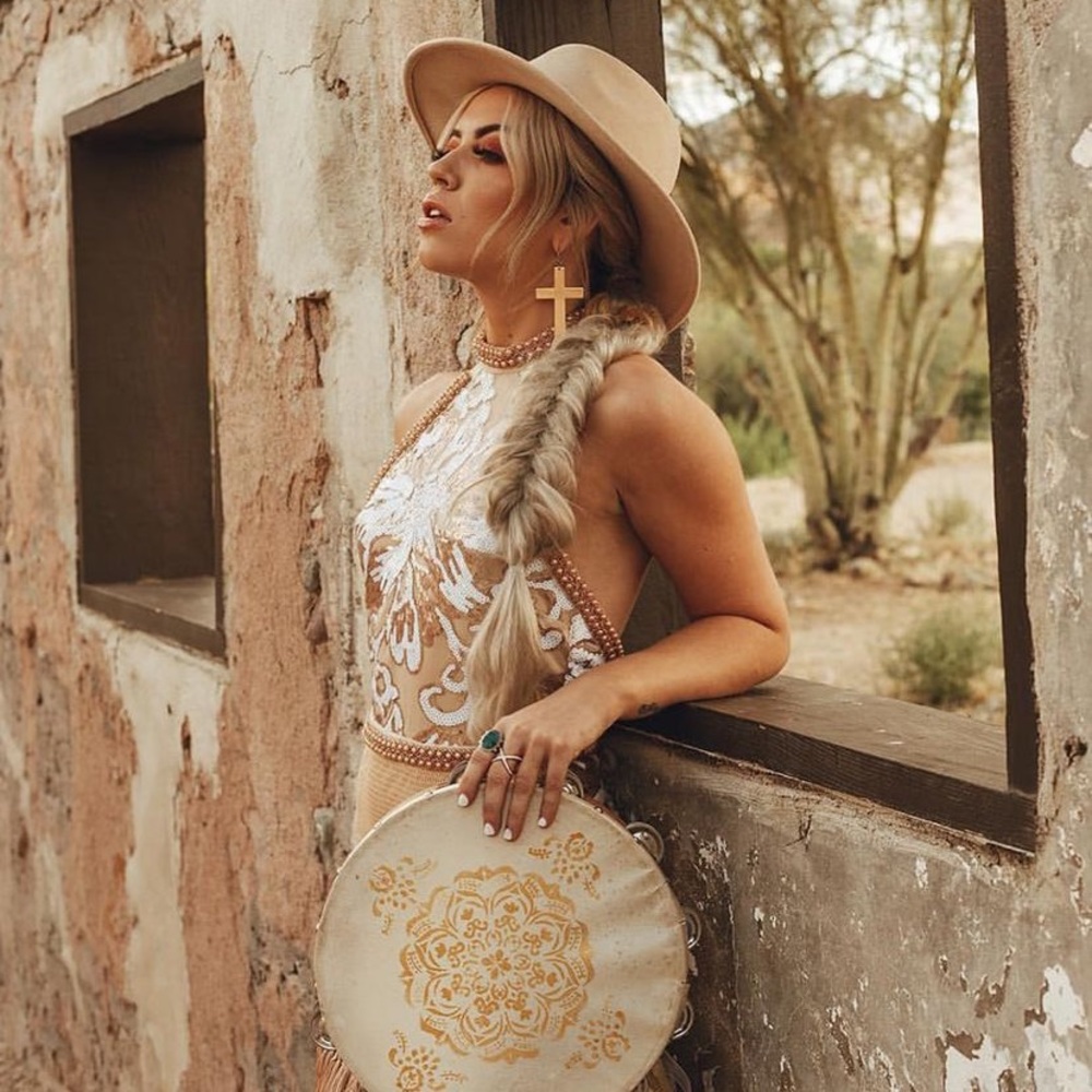 12th Tribe sequin fringe festival dress